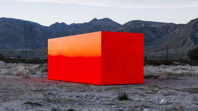 Desert X installation view, Sterling Ruby, Specter, 2019, photo by Lance Gerber, courtesy of Desert X