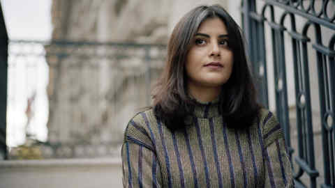 Loujain al-Hathloul photographed for the FT