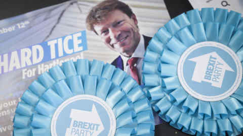 For Tobias Buck profile on the Hartlepool parliamentary constituency. The Brexit Party HQ. 19/11 2019 Photo © Mark Pinder +44 (0)7768 211174 pinder.photo@gmail.com www.markpinder.net