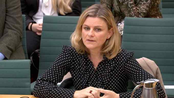 Zelda Perkins, former personal assistant to Harvey Weinsten, speaks to Parliament's Women and Equalities Committee in London, Britain, March 28, 2018. Parliament TV Handout via REUTERS NOT FOR SALE FOR MARKETING OR ADVERTISING CAMPAIGNS THIS IMAGE HAS BEEN SUPPLIED BY A THIRD PARTY