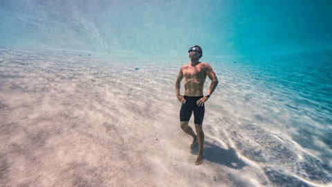 Mike Board free diving
