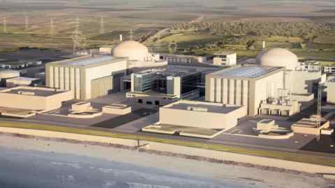 Undated handout artists impression issued by EDF of the how the new Hinkley Point C station will look, as the chief financial officer of EDF Energy has resigned ahead of the French energy giant's plans to build the first new nuclear power plant in the UK in decades. PRESS ASSOCIATION Photo. Issue date: Monday March 7, 2016. Thomas Piquemal reportedly quit because of concerns that a final decision on investment for a new reactor at Hinkley Point will be made too soon, potentially threatening EDF's financial position. See PA story CITY EDF. Photo credit should read: EDF Energy/PA Wire NOTE TO EDITORS: This handout photo may only be used in for editorial reporting purposes for the contemporaneous illustration of events, things or the people in the image or facts mentioned in the caption. Reuse of the picture may require further permission from the copyright holder.