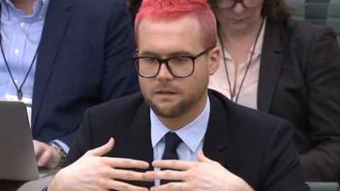 A video grab from footage broadcast by the UK Parliament's Parliamentary Recording Unit (PRU) shows Canadian data analytics expert Christopher Wylie who worked at Cambridge Analytica appears as a witness before the Digital, Culture, Media and Sport Committee of members of the British parliament at the Houses of Parliament in central London on March 27, 2018 as part of the committee's investigation into fake news. Cambridge Analytica, which worked on US President Donald Trump's election campaign, has been accused of illegally mining tens of millions of users' Facebook data and using it to target potential voters. Christopher Wylie, a 28-year-old Canadian data analytics expert who worked with Cambridge Analytica and Kogan, blew the whistle on the scandal by revealing that more than 50 million Facebook profiles had been accessed without approval. / AFP PHOTO / PRU AND AFP PHOTO / PRU / RESTRICTED TO EDITORIAL USE - MANDATORY CREDIT &quot; AFP PHOTO / PRU &quot; - NO USE FOR ENTERTAINMENT, SATIRICAL, MARKETING OR ADVERTISING CAMPAIGNSPRU/AFP/Getty Images