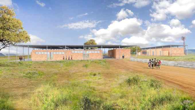 Rendering of Mwabwindo School, Zambia