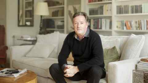 Piers Morgan at home in London, March 3 2017. Drawing room. .Photo Rick Pushinsky.