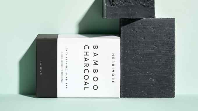 Herbivore Botanicals Bamboo Charcoal cleansing bar, £10, from spacenk.com