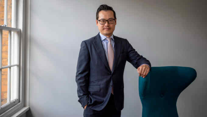 Stephen Yiu at his London office