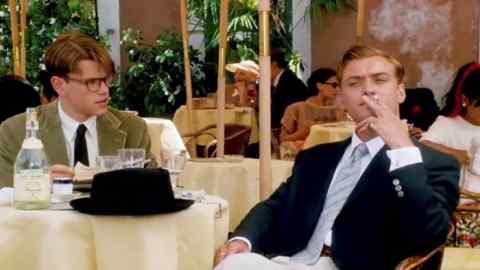 Matt Damon (left) and Jude Law in ‘The Talented Mr Ripley’ (1999)