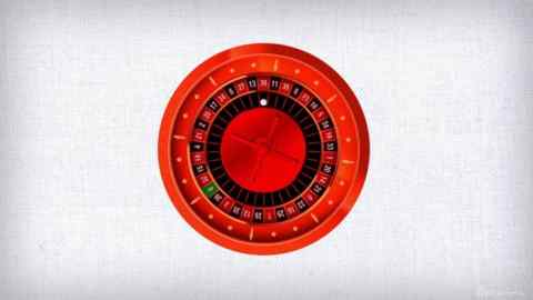 James Ferguson illustration of roulette wheel as Japan’s# flag.