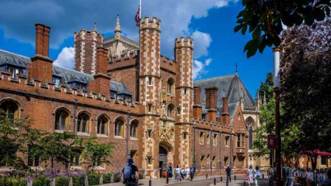 The Great Gate, St John’s College, University of Cambridge