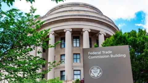 Federal Trade Commission, building exterior and sign