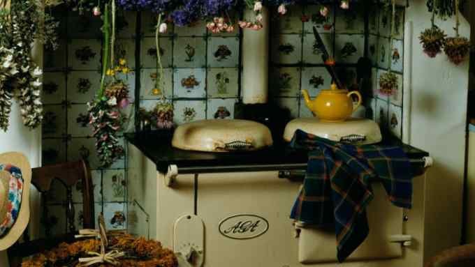 A classic Aga in a cottage kitchen