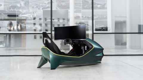 The Curv AMR-C01 simulator was designed and built by Aston Martin works racing driver Darren Turner