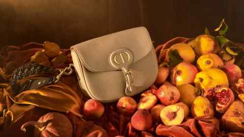 Dior calfskin Bobby bag with oblique embroidered strap, £3,100