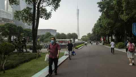 The Canton Tower in Guangzhou