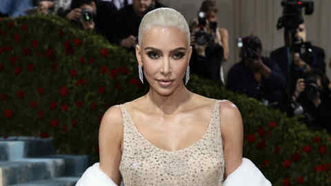 Kim Kardashian attends an event in New York
