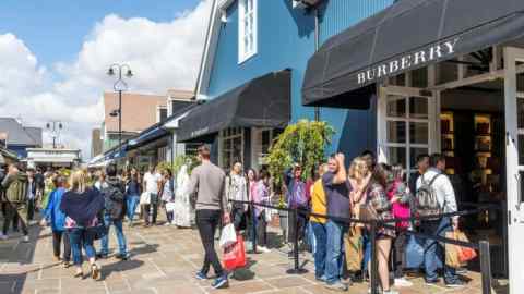 No refunds: International visitors could shun UK shopping outlets like Bicester Village in favour of European ones which still offer a return on VAT