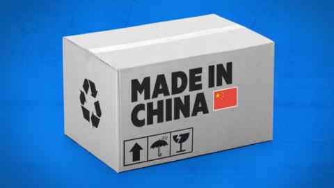 picture of a box with ‘made in china’ on the outside