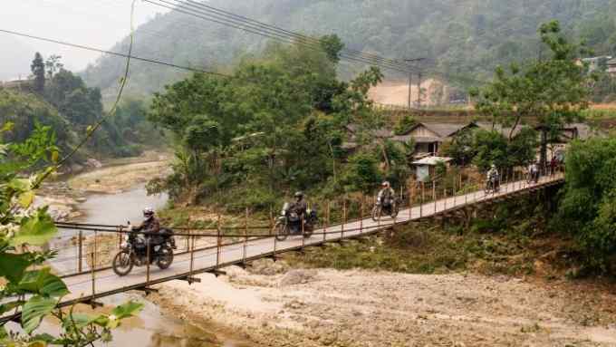 One of many bridge crossings in northern Vietnam