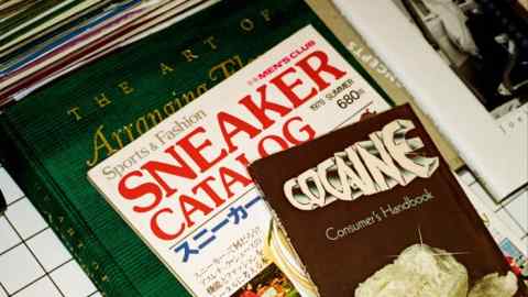 1978 Sneaker Catalog, £300, and Cocaine: Consumer’s Handbook, £250