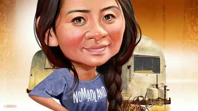 Joe Cummings illustration of Person in the News Chloe Zhao