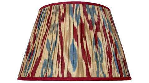handmade lampshade with multicolour prints