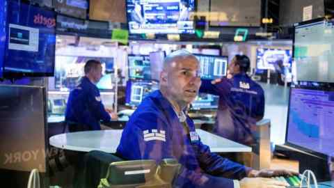 Traders at the New York Stock exchange