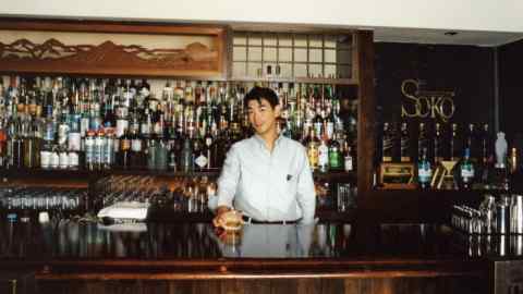 Eric Nam at Soko bar in Seoul