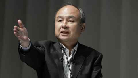 Masayoshi Son, whose Vision Fund has become a classic case study of how to inflate valuations to unsustainable levels