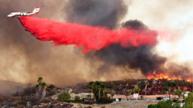 Wildfires rage in California amid an intense heat wave
