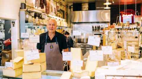 Formaggio Kitchen co-owner Ihsan Gurdal in the shop
