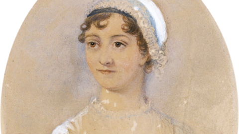 Jane Austen by James Andrew, based on the sketch by Cassandra Austen